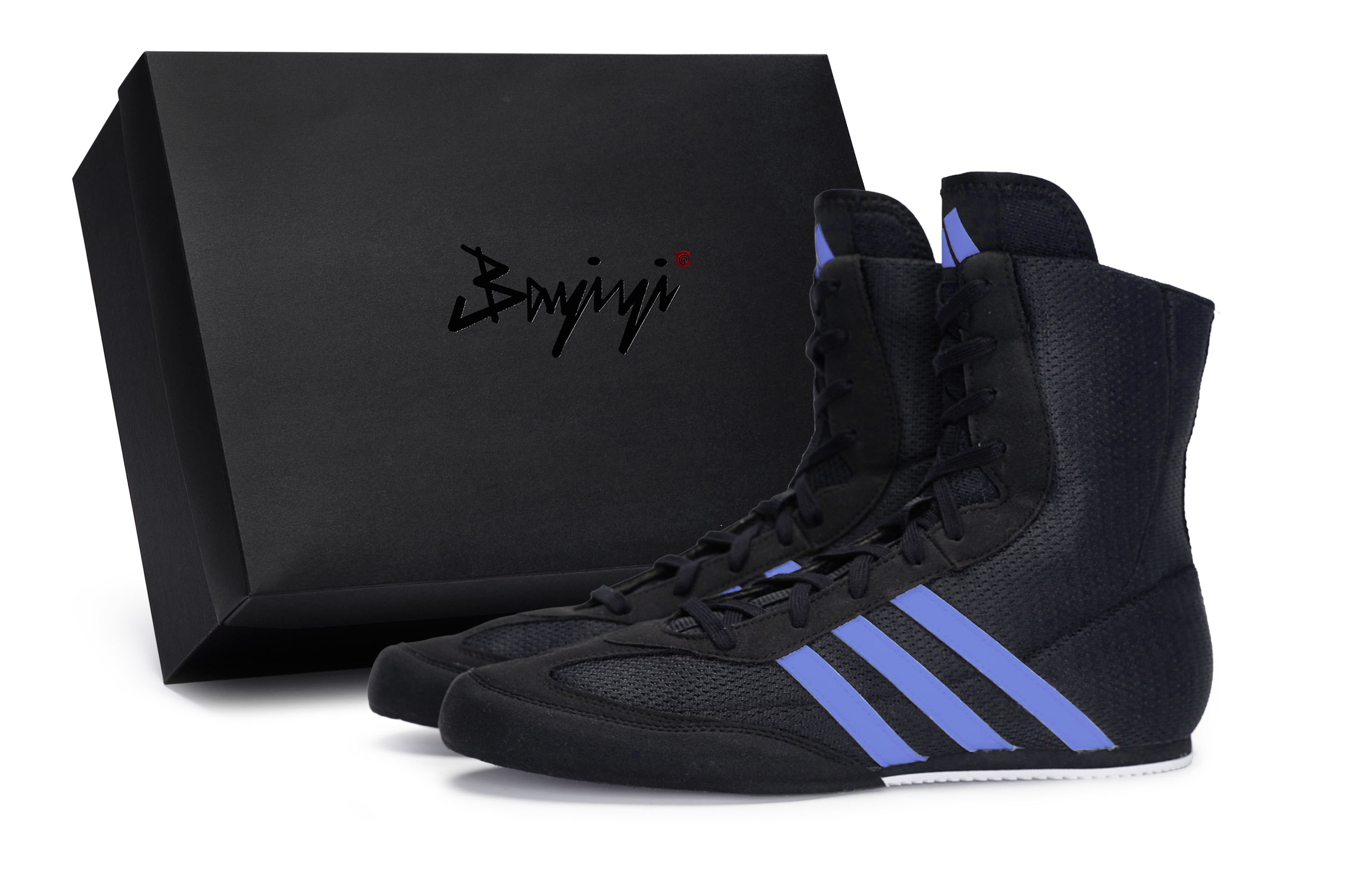 Adidas Box Hog 2.0 Training Shoes Unisex High-Top Dark Blue