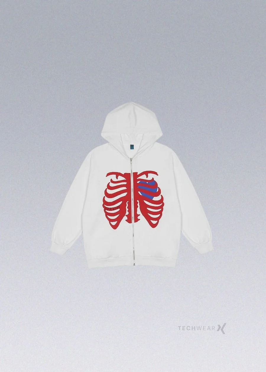 HTH　heart logo zip hoodie heart logo zip hoodie – YZ