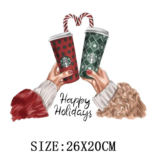 Pretty Girls Thermal Sticker On T-shirt DIY Washable Iron On Transfers For Clothing Fashion Design Appliqued On Clothes Patches