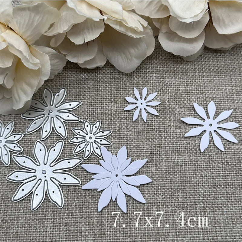 Nigikala flower leaf set Metal Cutting Dies Stencils For DIY Scrapbooking Decorative Handcraft Die Cutting Template Mold