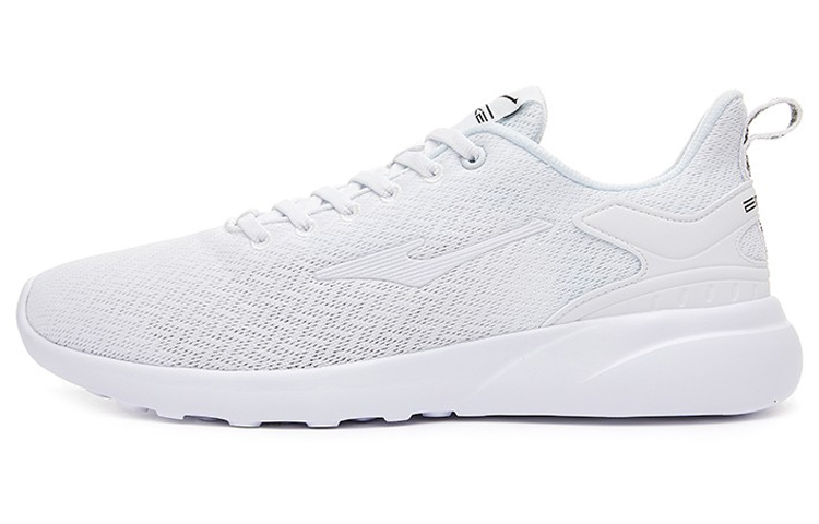 Erke Running Shoes Men Low-Top White