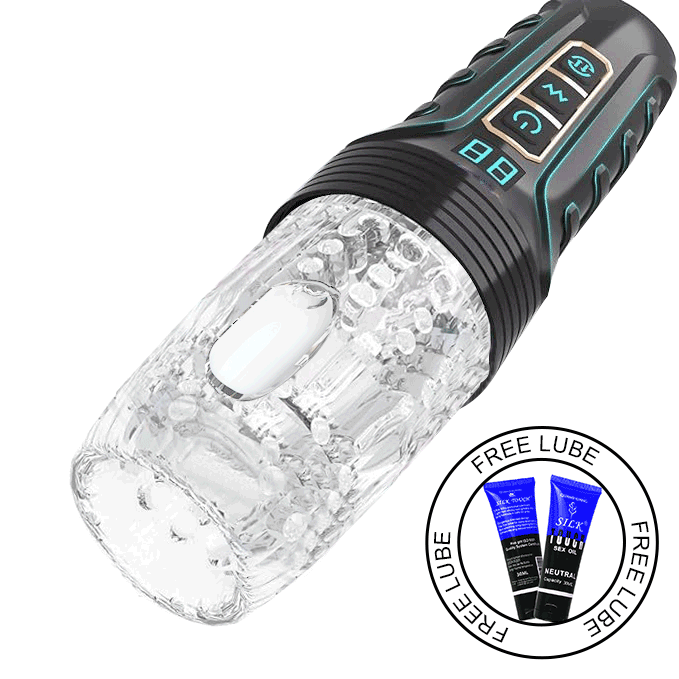 2025 Upgraded Dual-motor Male Rose Toy Oral Sex Penis Stroker