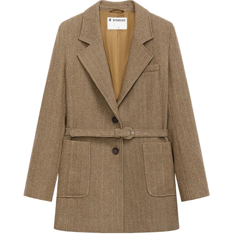 Broadcast Coats Women's Litchi Tea Brown