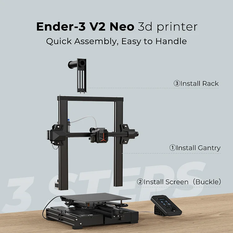 Creality Ender-3 v2 Neo  3D Prima - 3D-Skrivare till bra pris samt  tillbehör
