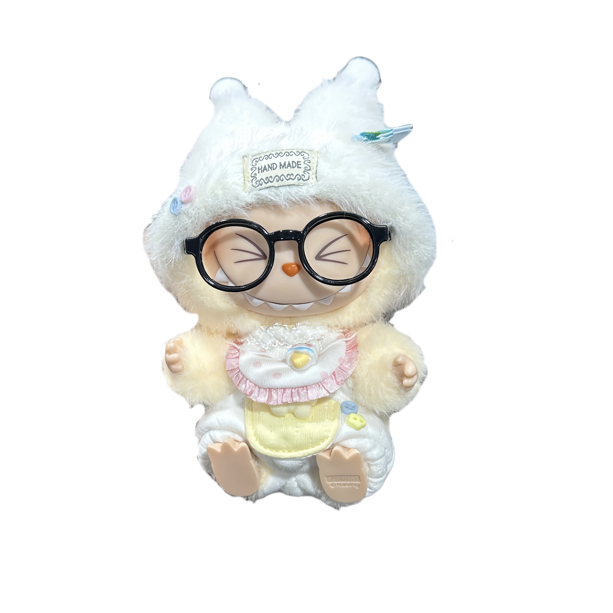 [Dress Up Doll] POP MART THEMONSTERS Sweet Baby, Sweet And Tender Hang Tag Box Labubu Vinyl Sitting Party, 13cm Height
