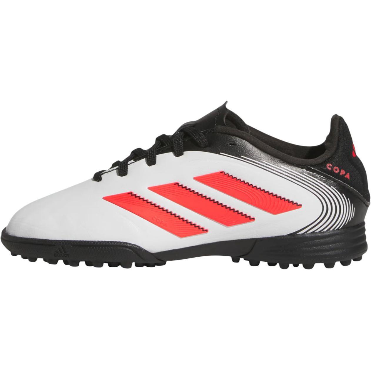 Adidas Copa Pure 3 Anti Slip Wear Resistant Low Top Kids' Soccer Shoes Black White Kids'