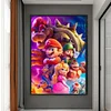 (Big Size)Anime Super Mario - 11CT Stamped Cross Stitch - 40*60cm
