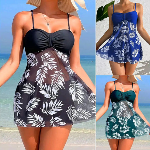 Women's sexy two-piece swimsuit with top and bottom