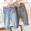 Kid Baby Girls Cute Jeans  Denim Trousers Pants