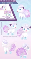 1/20 Scale World Zukan Sunset Card ver. Lillie & Ice Vulpix - Pokemon Resin Statue - QN Studios