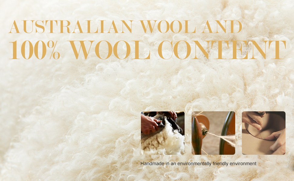 100% AUSTRALIAN WOOL