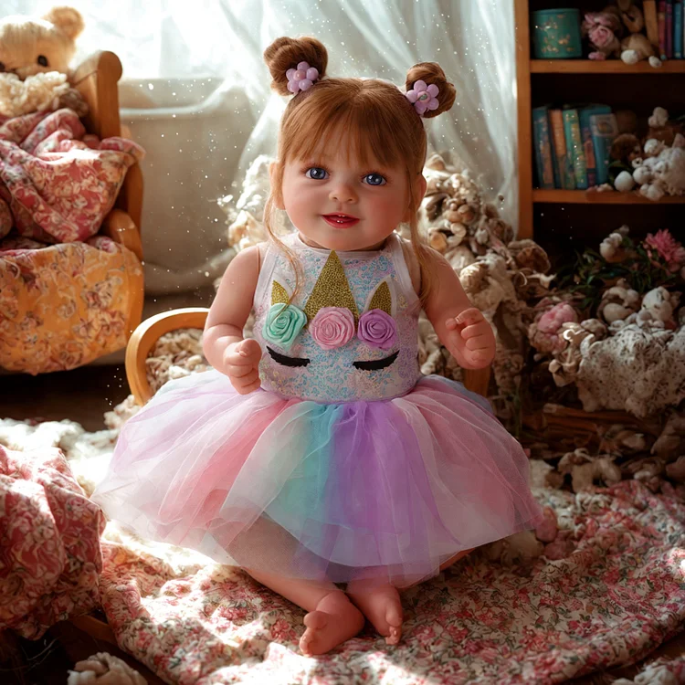 Babeside Smiling Reborn Baby Doreen 20''  Toddler Girl Building Lovely Memories