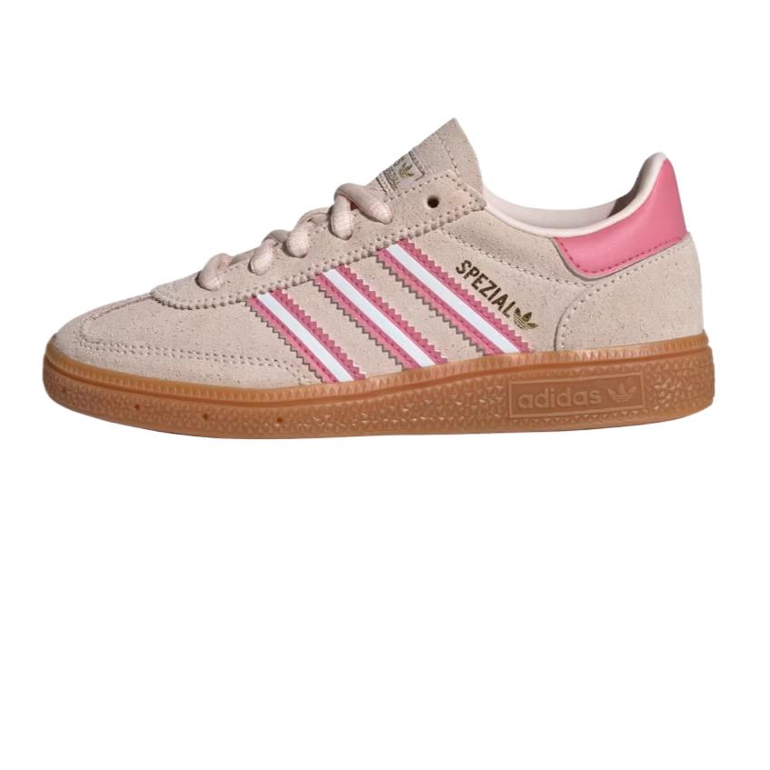 Adidas Originals Handball Spezial Series Low Top Skateboard Shoes Pink Kids'