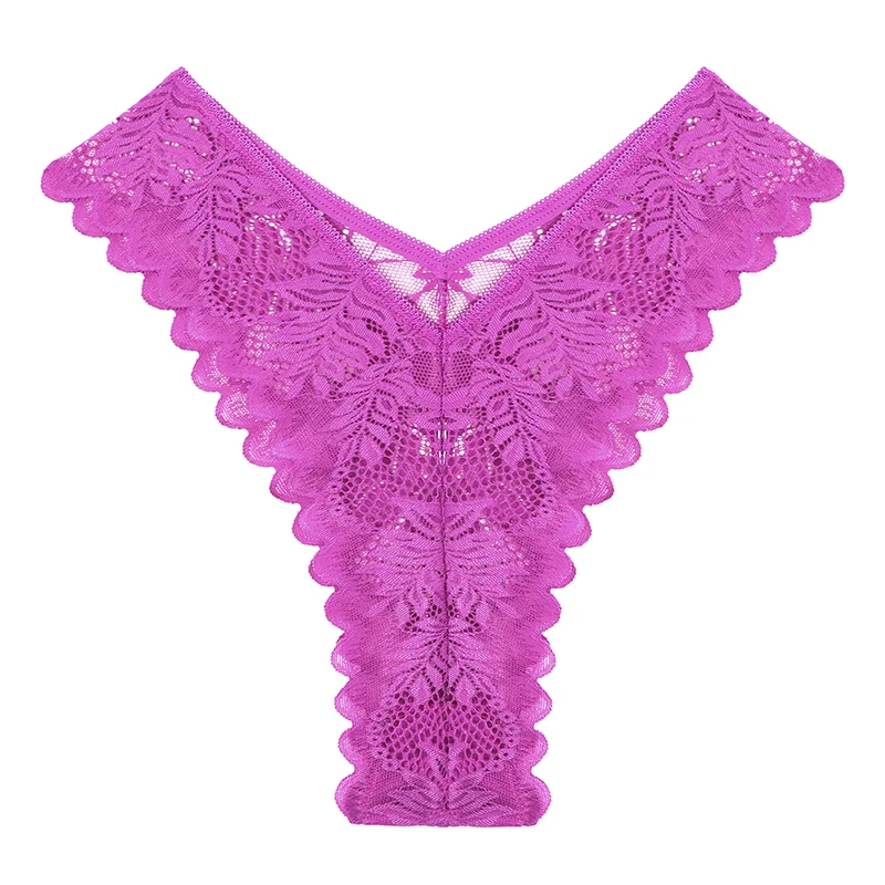 Billionm Lace Panties Perspective Women's Underwear Mesh Panties Sexy Lingerie V Waist Female Briefs Girls Intimate Underpants