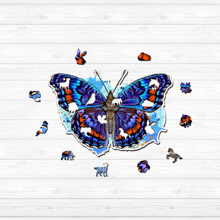 Beautiful butterfly Wooden Jigsaw Puzzle