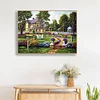 Diamond Painting-DIY Full Round Drill House Garden(50*40cm)