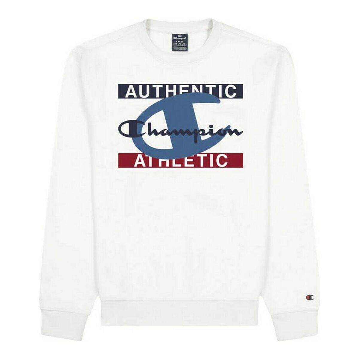 Men&rsquo;s Sweatshirt without Hood Champion Authentic Athletic White