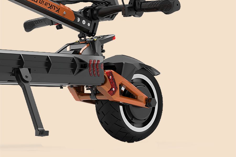 Front and rear shock absorbers for smoother rides