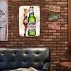 Peroni Beer Girl - Metal Tin Signs(8*12Inch/12*16Inch) - Bar