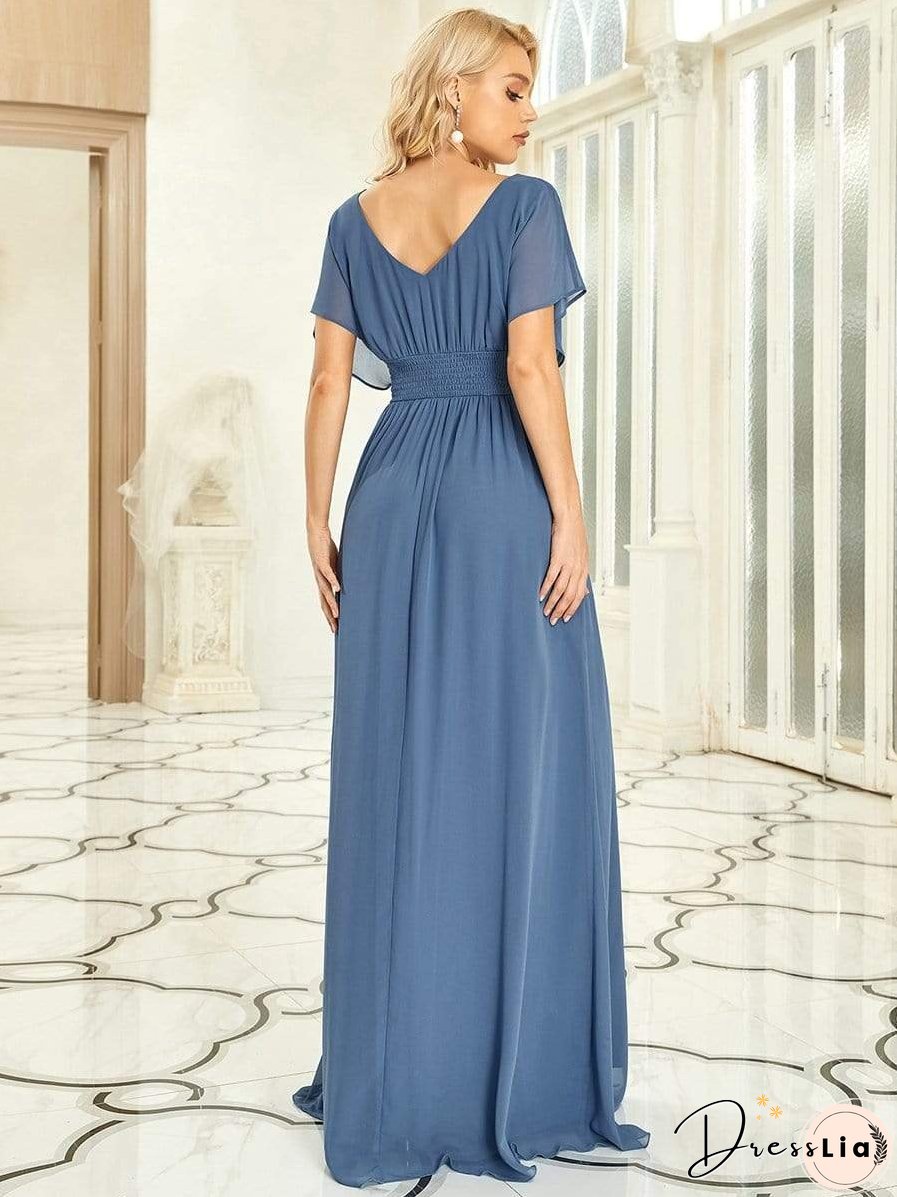 Flowy V-Neck Maxi Dress for Women