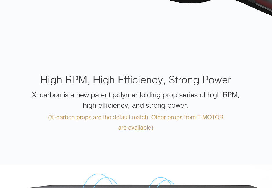 505-X Standard UAV Propulsion System with Carbon Propeller