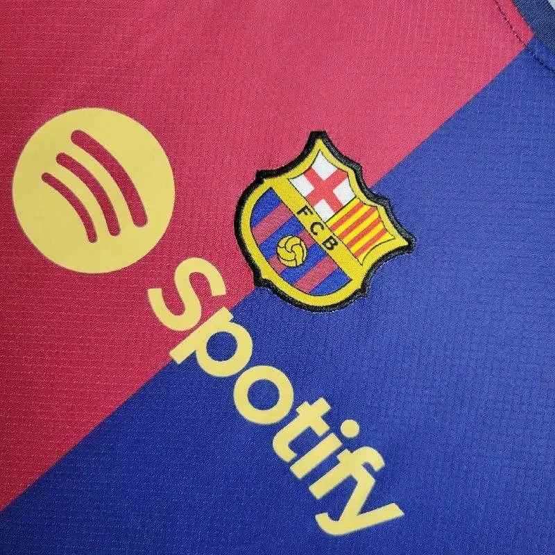 2024/2025 Kids Size Barcelona Home Football Shirt 1:1 Thai Quality