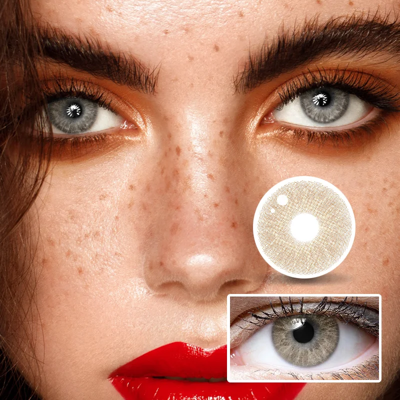 NEBULALENS Satanic Gold Palm Yearly Prescription Colored Contacts NEBULALENS