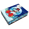 Diamond Painting Christmas Snowman Jewelry Collectables Storage Box for Xmas Holiday