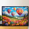 Diamond Painting-DIY Full Round Drill Garden Hot Air Balloon