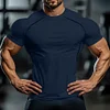  Men's Compression Short Sleeve T-Shirt - Perfect for Fitness and Sports Activities by Inlyline