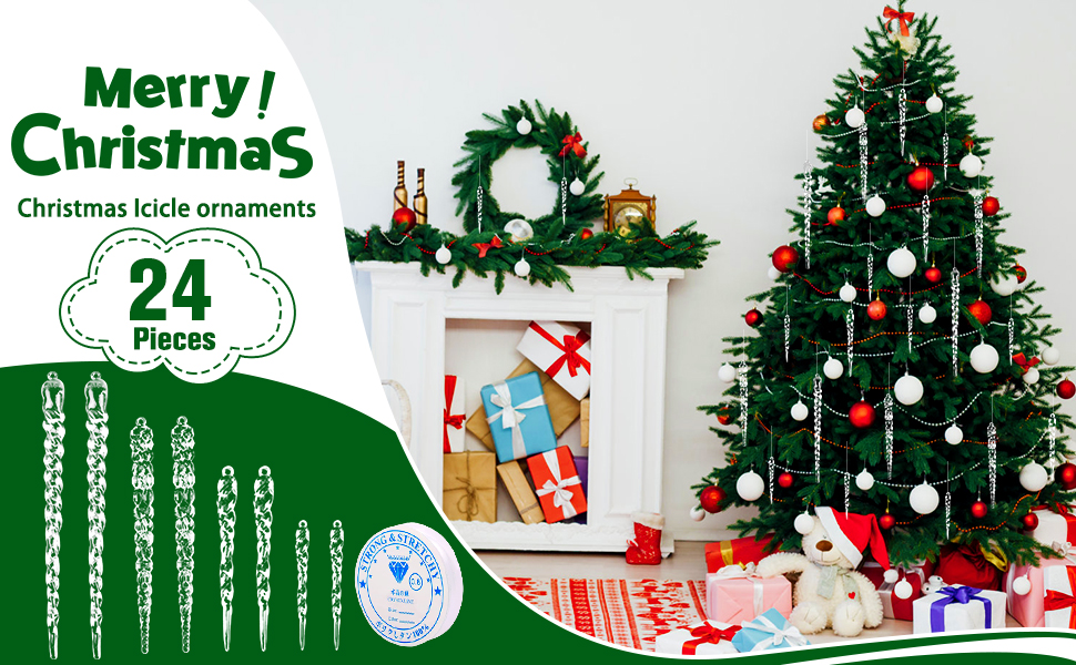 Christmas Icicle Ornaments