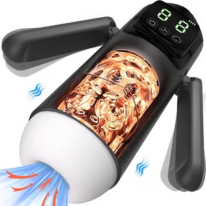 Penis Vaccum Pump Male Masturbator With 7 Licking Vibrating Modes