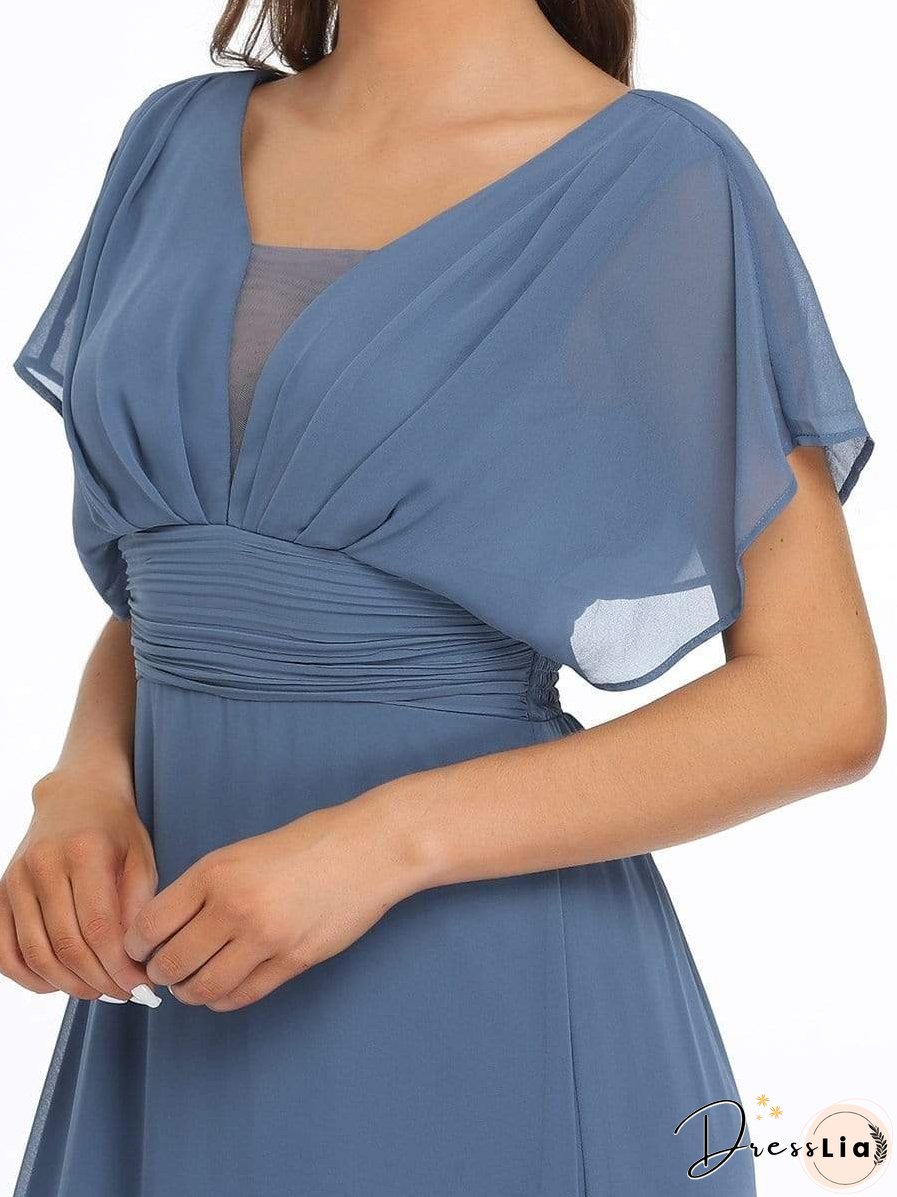 Flowy V-Neck Maxi Dress for Women