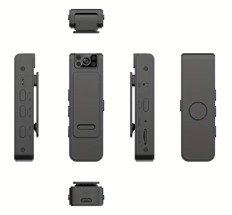 collar clip wearable camera wifi recording pen hd recording artifact integrated law enforcement recorder sports camera details 7