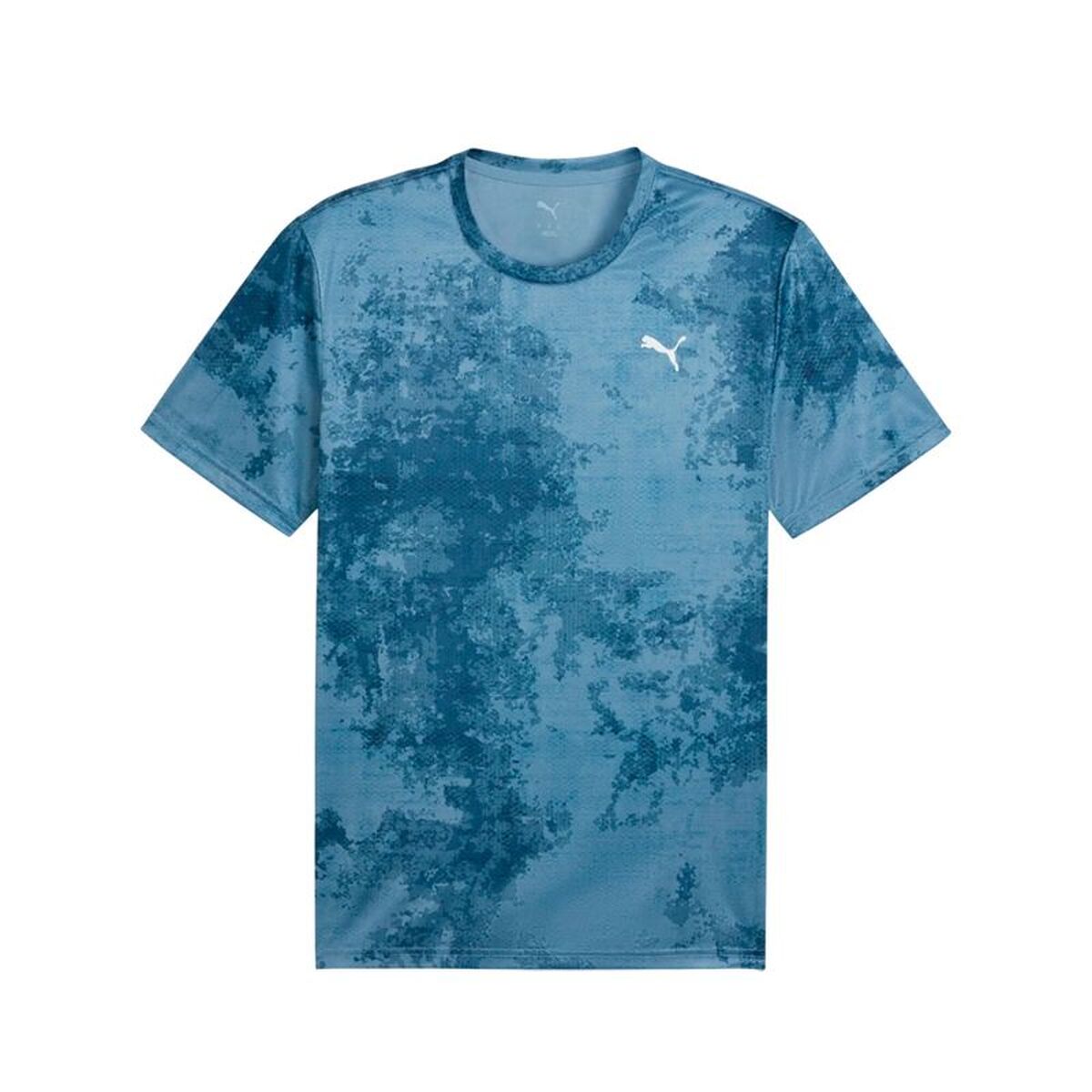 Men&rsquo;s Short Sleeve T-Shirt Puma Essentialsentials Aop Black