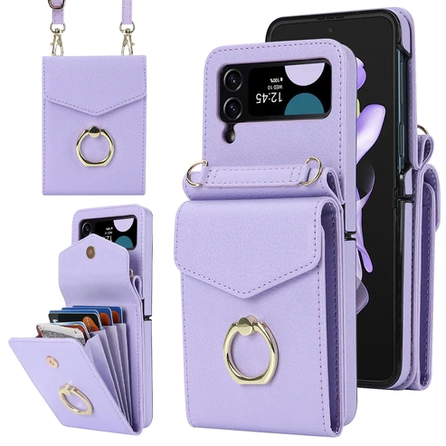 Galaxy Z Flip3/4 Series Creative Wallet Phone Case