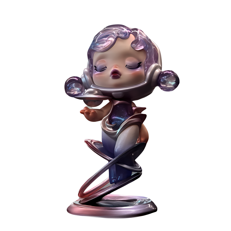 POP MART x HUAWEI Skullpanda Iridescent Distant Melody Hang Tag Box