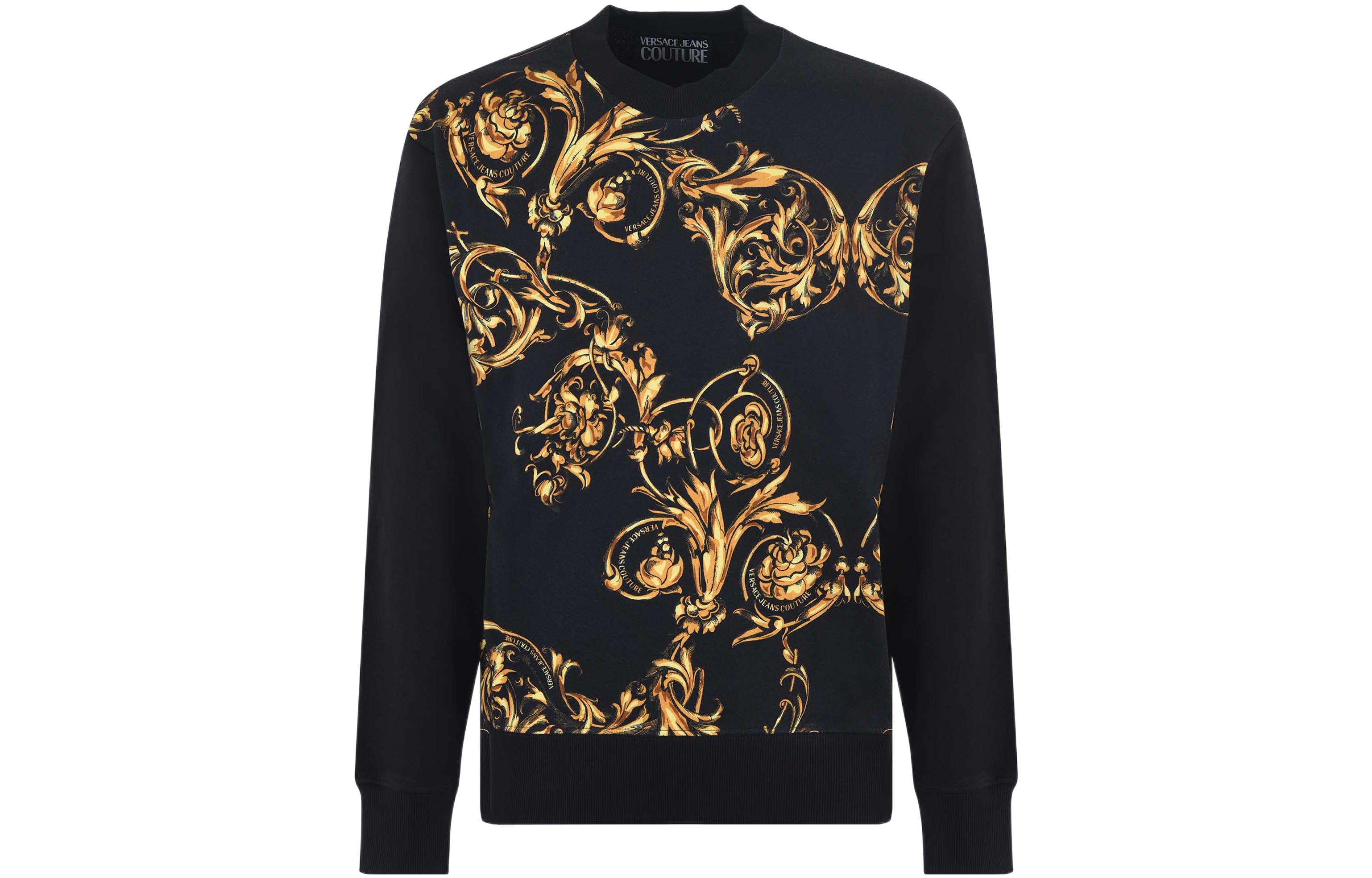 VERSACE JEANS COUTURE Sweatshirts Men Black