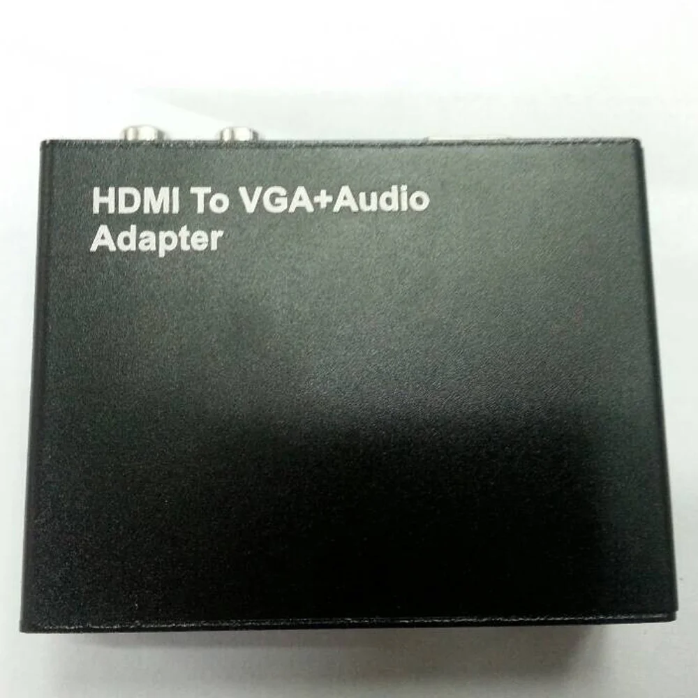 HDMI To VGA+R/L Audio Converter HDMI Conver VGA Adapter 1080P