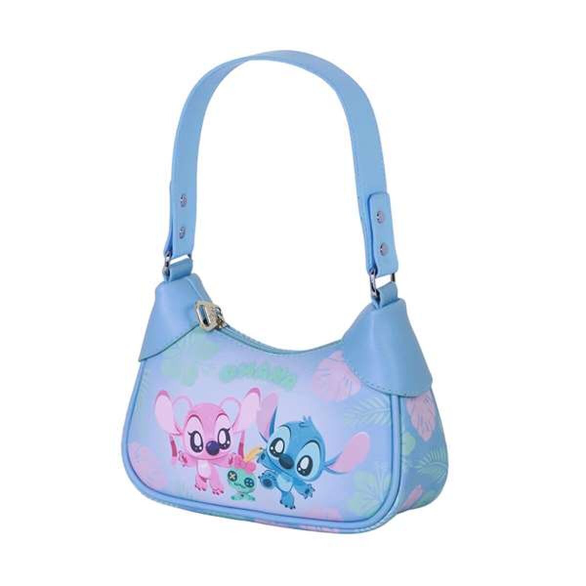 Shoulder Bag Lilo & Stitch Blue 14,5 X 21,5 X 8 CM