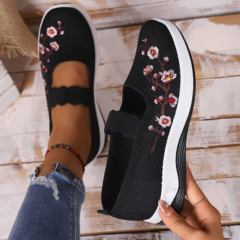 Women's Casual Breathable Slip On Orthopaedic Walking Sneakers