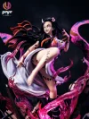 1/6 Scale Nezuko Fully Awakened Form & Crying Little Nezuko - Demon Slayer: Kimetsu no Yaiba Resin Statue - YOYO-Studios