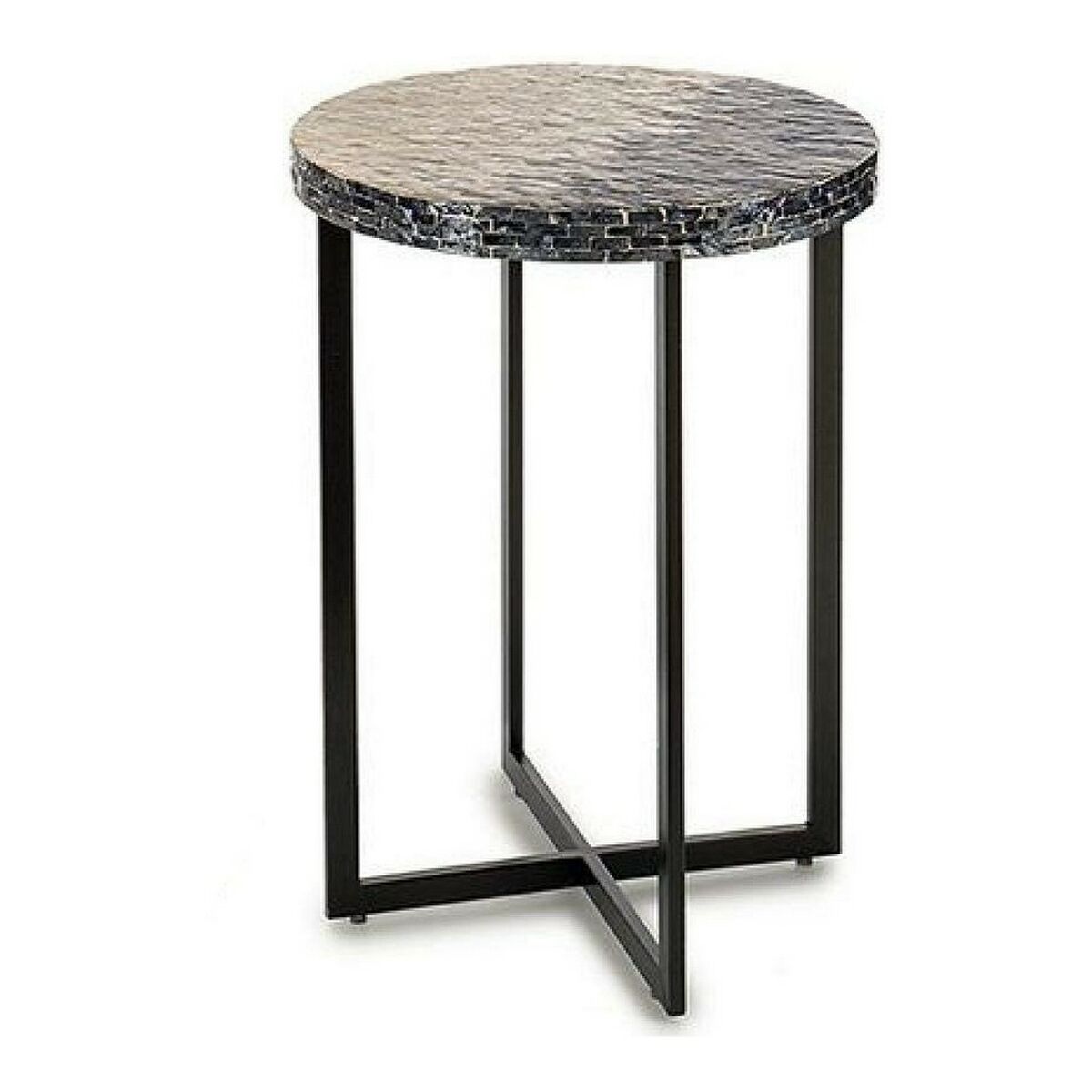 Side table Gift Decor BIG-S3603673 Grey Mother of pearl 45 x 62 x 45 cm