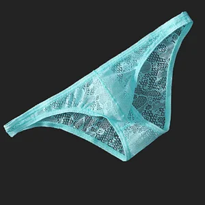 Men Lace Transparent Panties