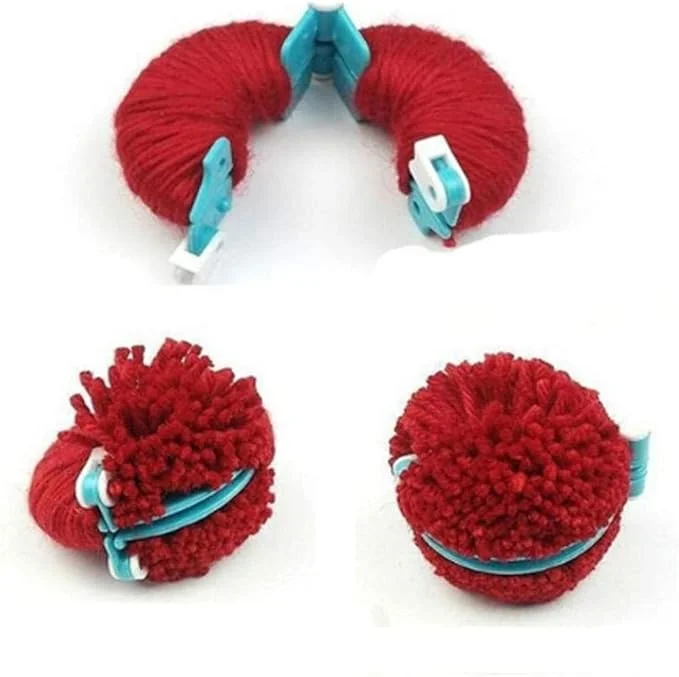 Pompom Maker Set for DIY Crafts Yarn Balls Pom-pom Decoration
