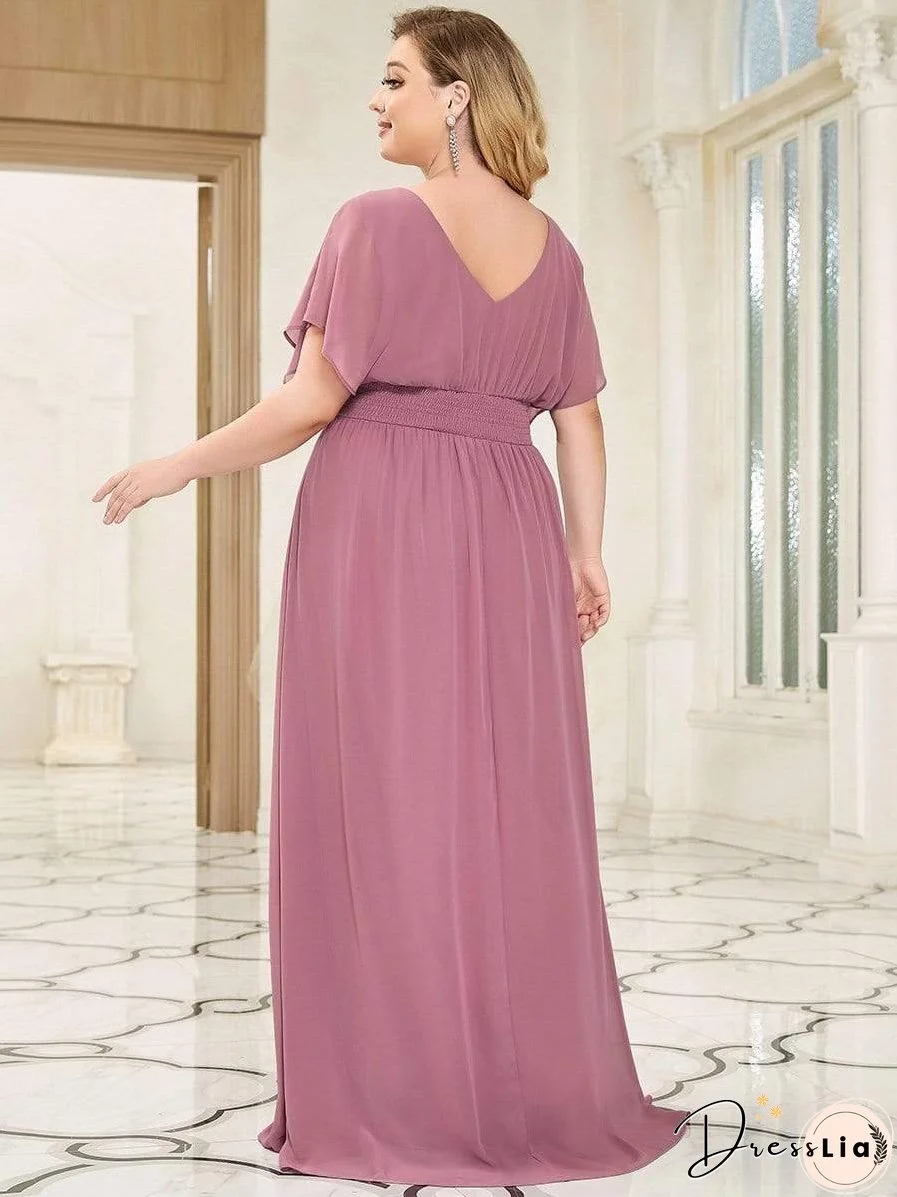 Flowy V-Neck Maxi Dress for Women