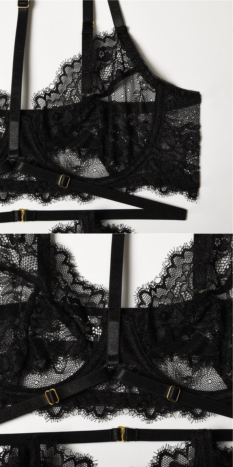 BQYOOM™ Lace Charming Sexy Black Rose