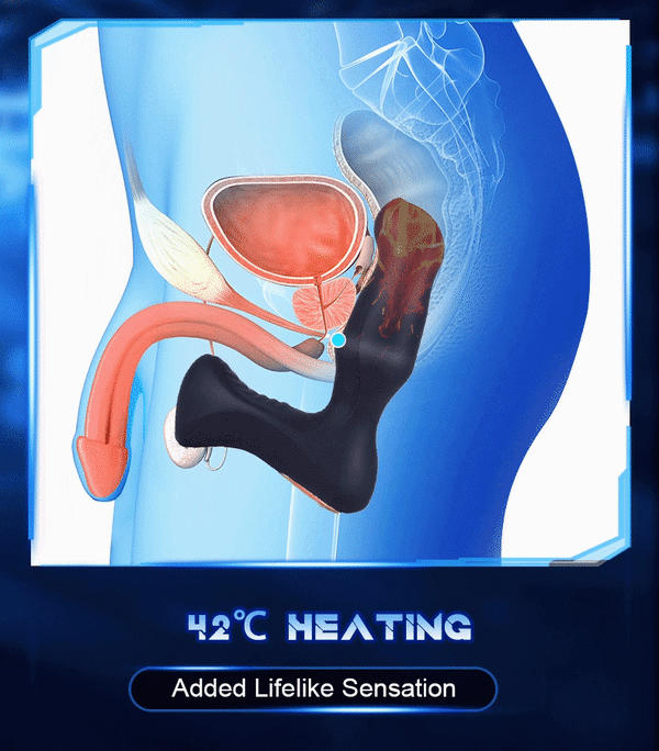 3-in-1 Wolverine Thrusting Heating Prostate Vibrator