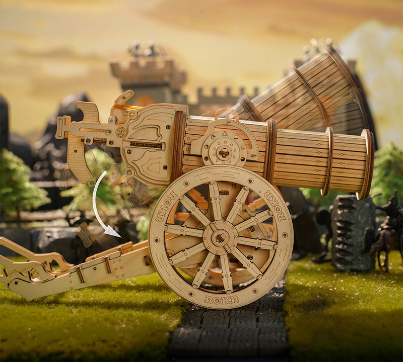 Wooden Wheeled Siege Artillery KW801 10