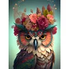 Diamond Painting -5D Full Round Drill Owl